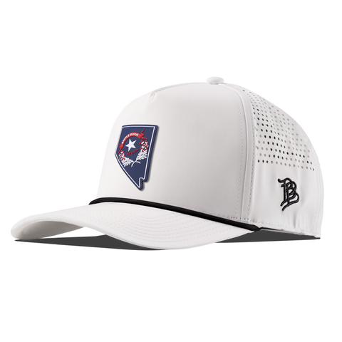 Nevada Patriot Series Curved 5 Panel Rope White/Black