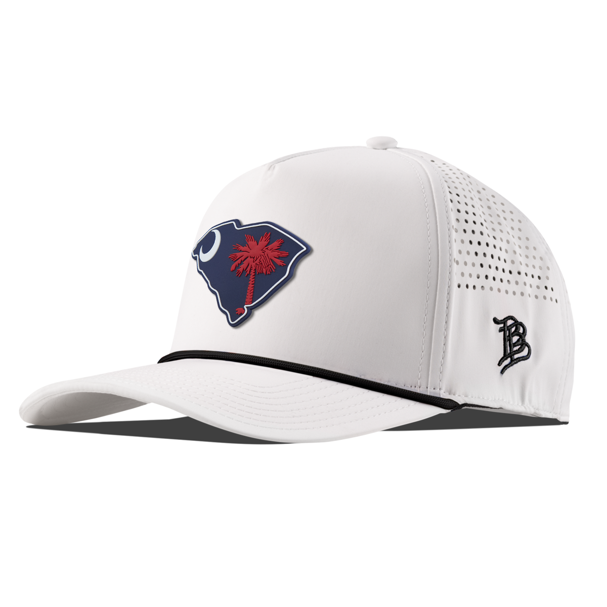 South Carolina Patriot Series Curved 5 Panel Rope White/Black