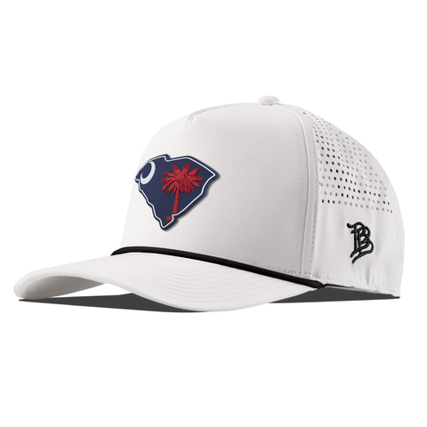 South Carolina Patriot Series Curved 5 Panel Rope White/Black