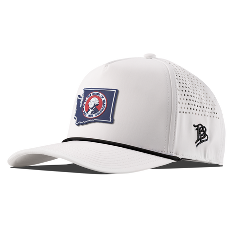 Washington Patriot Series Curved 5 Panel Rope White/Black