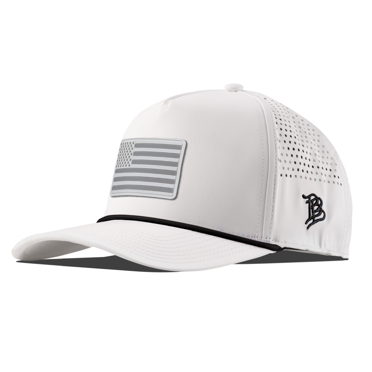 Pearl Old Glory Curved 5 Panel Rope White