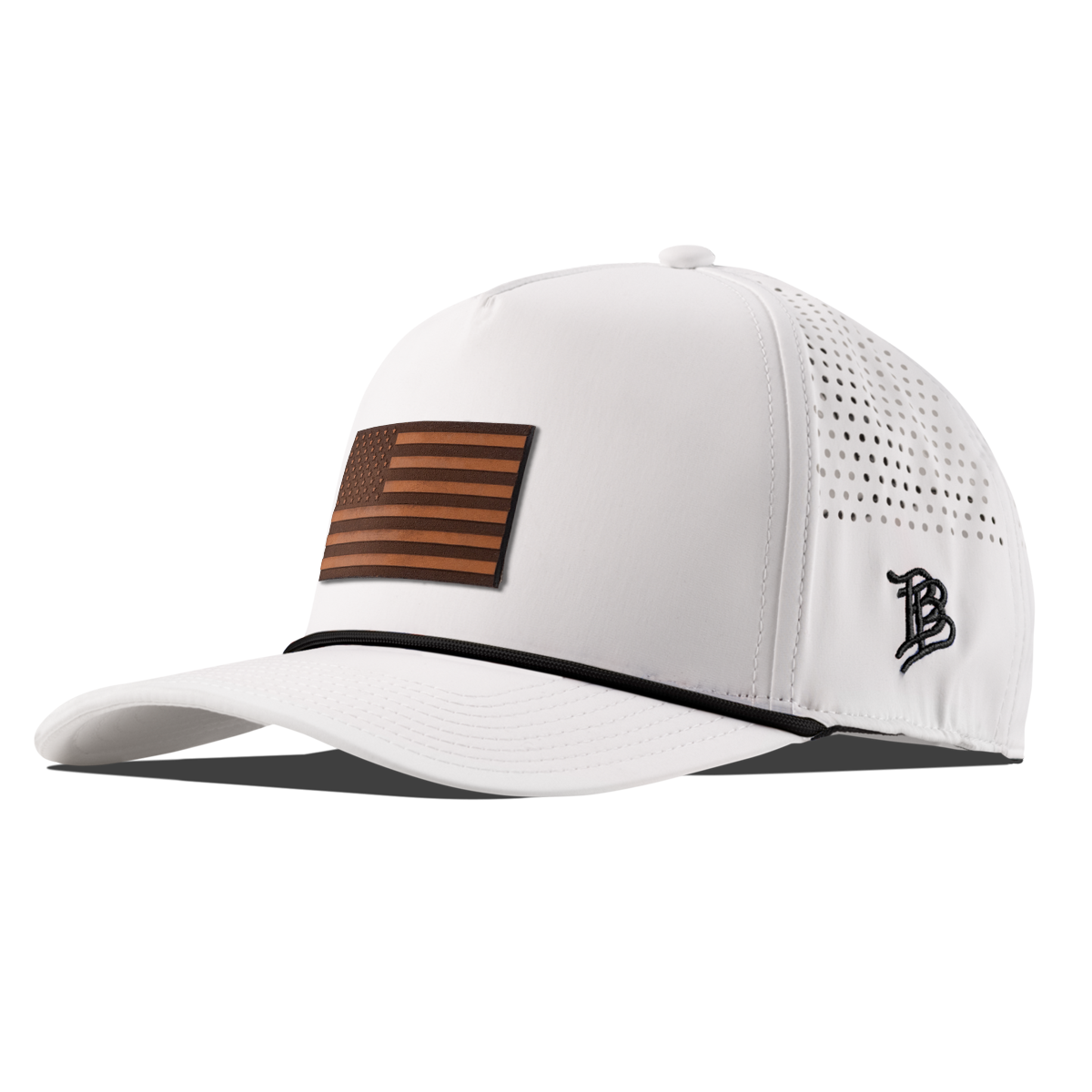 Old Glory Curved 5 Panel Rope White