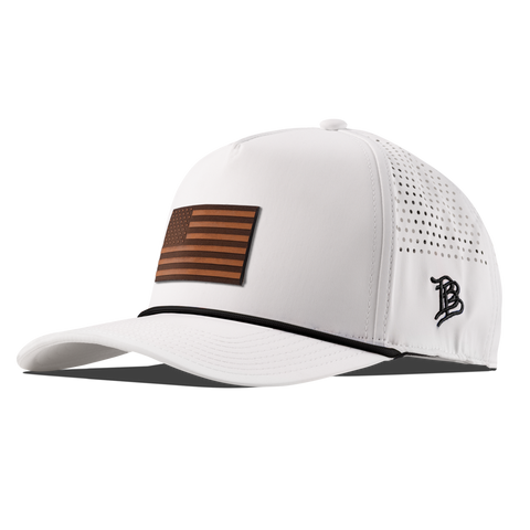 Old Glory Curved 5 Panel Rope White