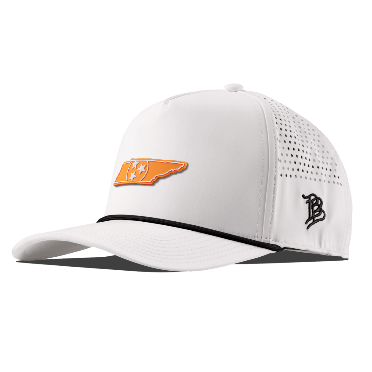 University of Tennessee "Tennessee Orange" Curved 5 Panel Rope White/Black