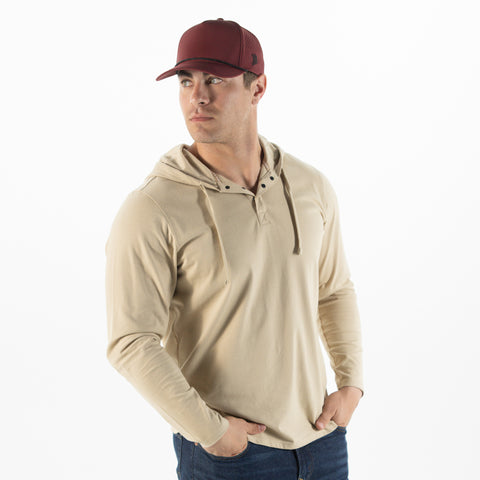 Bare Curved 5 Panel Rope Maroon