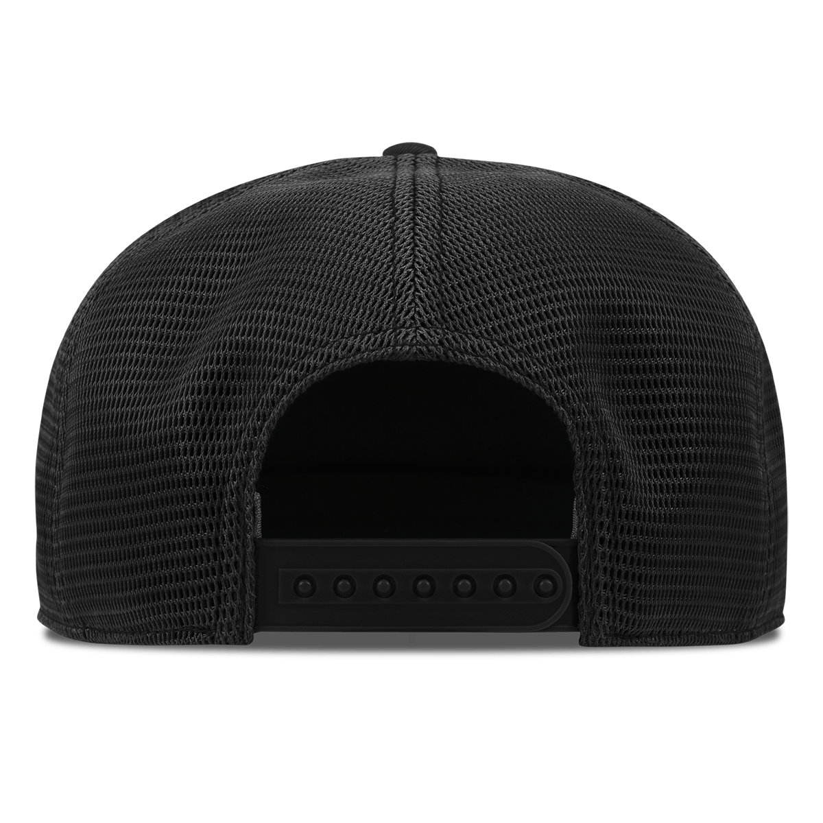 Bare Flat 5 Panel Trucker Black
