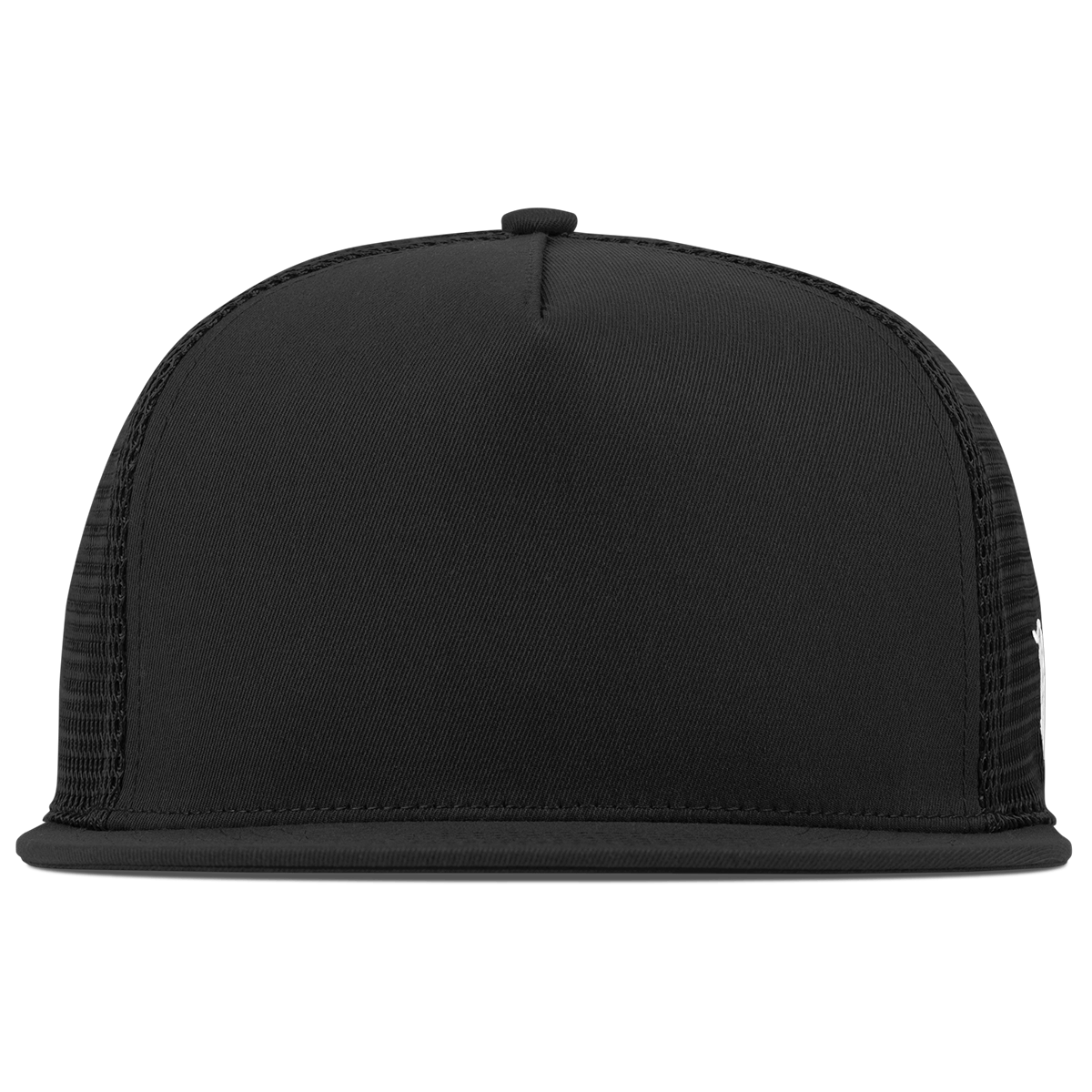 Bare Flat 5 Panel Trucker Black