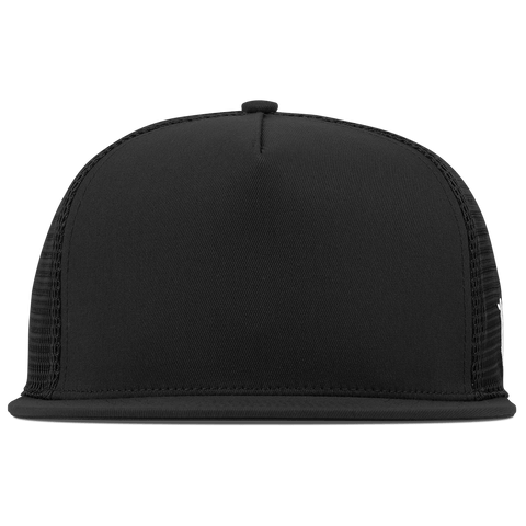 Bare Flat 5 Panel Trucker Black