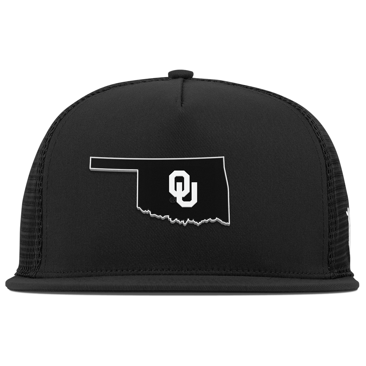 University of Oklahoma "Oklahoma Vintage Series" Flat 5 Panel Trucker Black