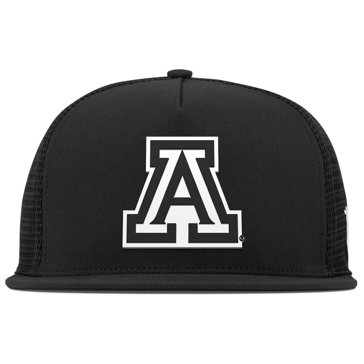 University of Arizona "Vintage Arizona Block" Flat 5 Panel Trucker Black