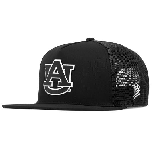 Auburn University "Vintage Auburn Team Logo" Flat 5 Panel Trucker Black