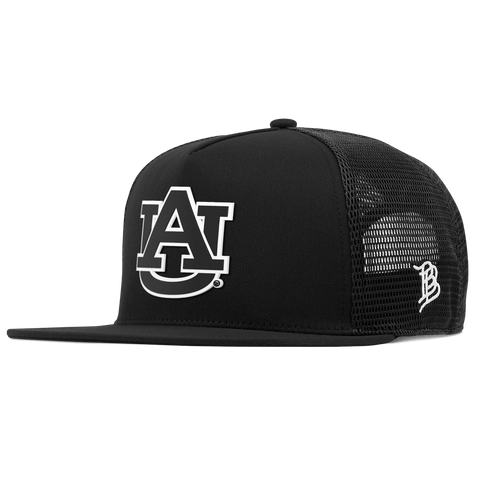 Auburn University "Vintage Auburn Team Logo" Flat 5 Panel Trucker Black