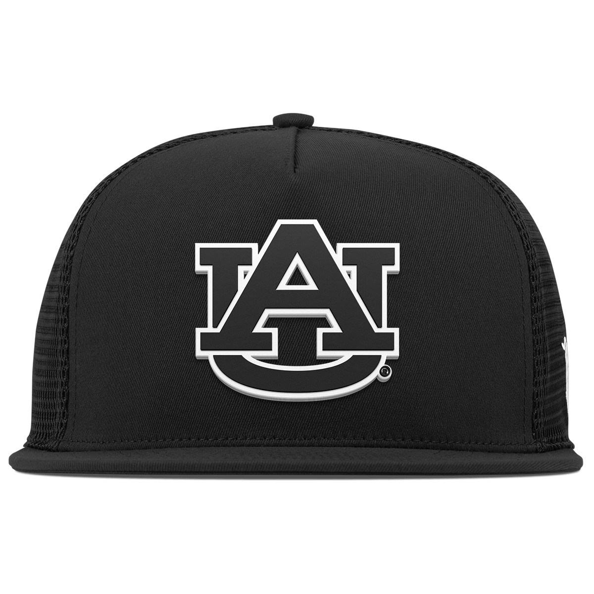 Auburn University "Vintage Auburn Team Logo" Flat 5 Panel Trucker Black
