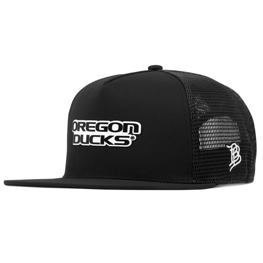 University of Oregon "Vintage Oregon Ducks" Flat 5 Panel Trucker Black