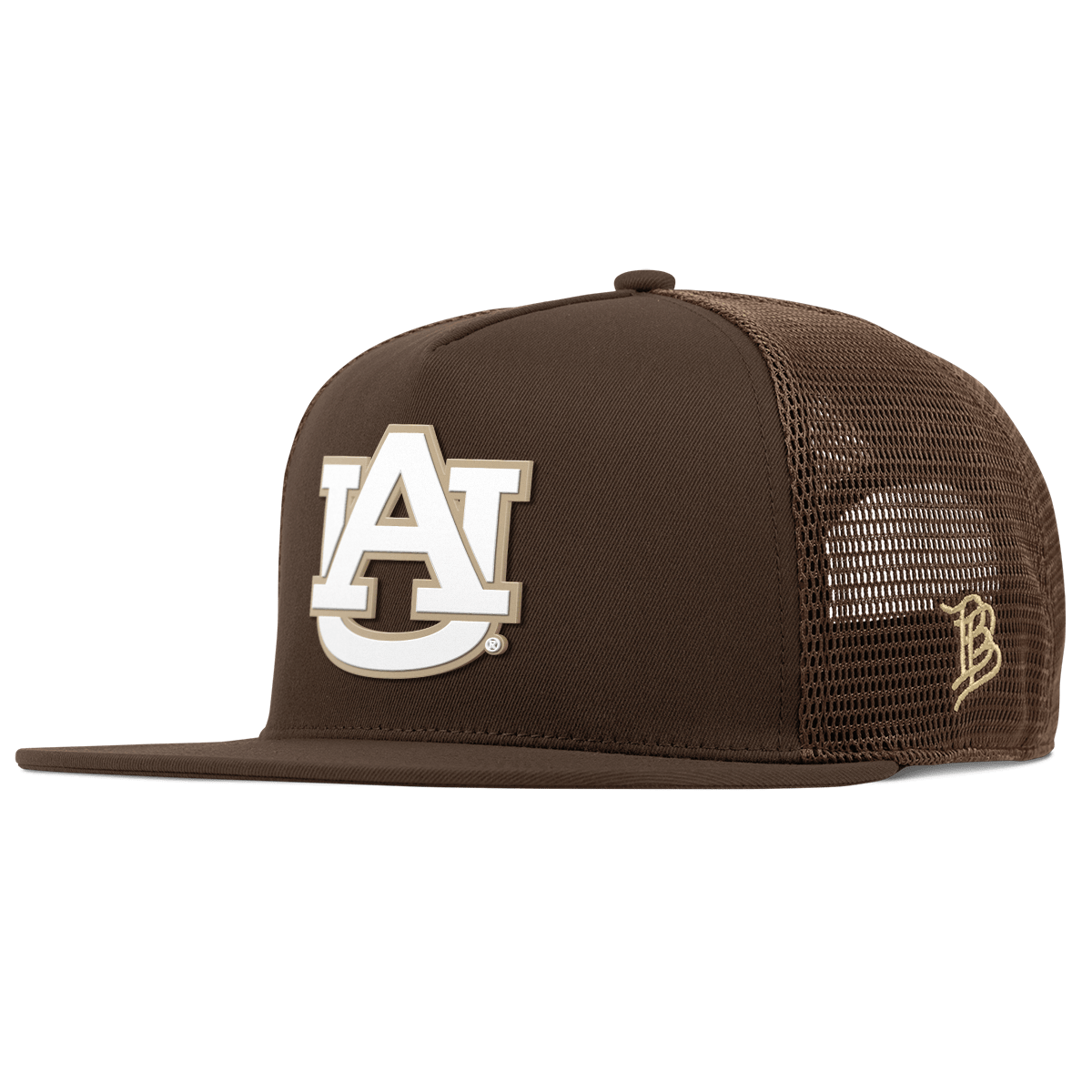 Auburn University "Auburn Desert Series" Flat 5 Panel Trucker Brown