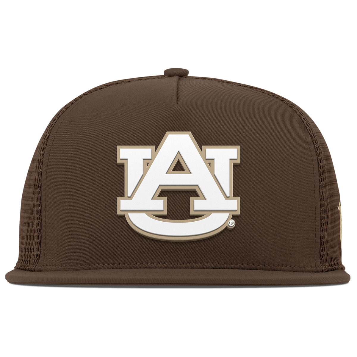 Auburn University "Auburn Desert Series" Flat 5 Panel Trucker Brown
