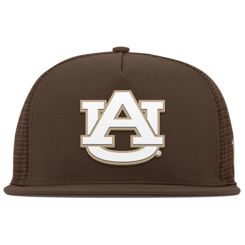 Auburn University "Auburn Desert Series" Flat 5 Panel Trucker Brown