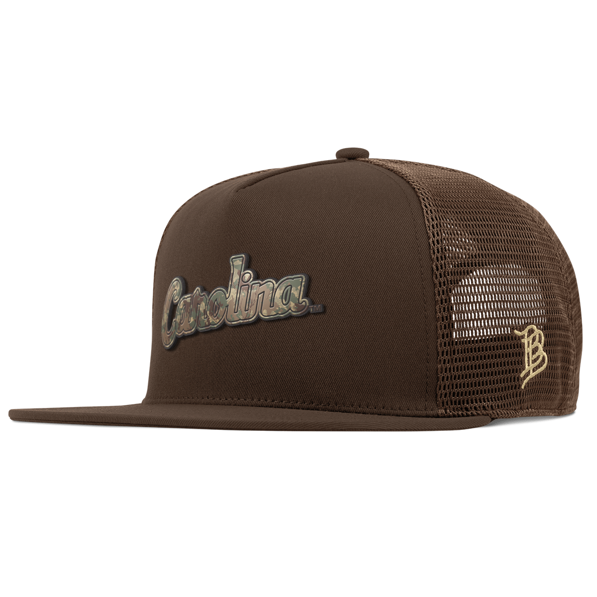 University of North Carolina "Carolina Timber Camo" Flat 5 Panel Trucker Brown