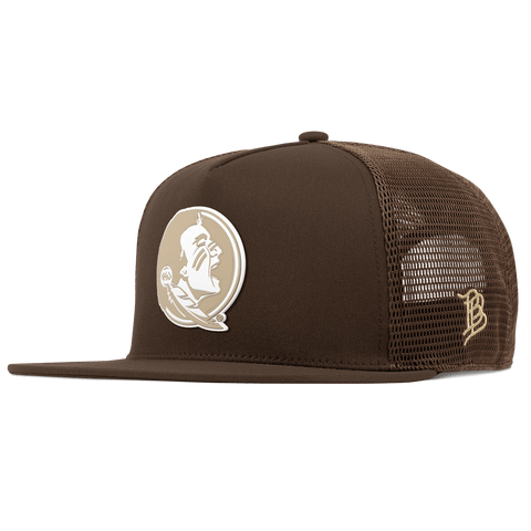 Florida State University "Desert Florida State" Flat 5 Panel Trucker Brown