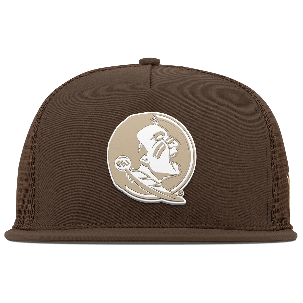 Florida State University "Desert Florida State" Flat 5 Panel Trucker Brown