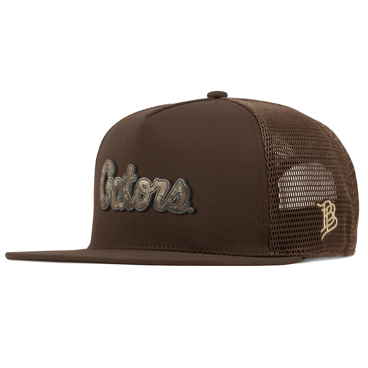 University of Florida "Florida Timber Camo Series" Flat 5 Panel Trucker Brown