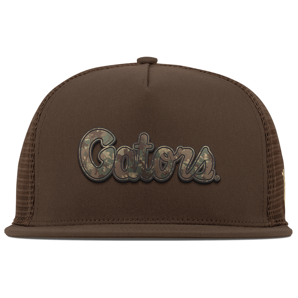 University of Florida "Florida Timber Camo Series" Flat 5 Panel Trucker Brown
