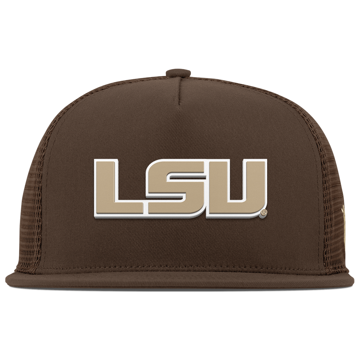 Louisiana State University "LSU Desert Series" Flat 5 Panel Trucker Brown