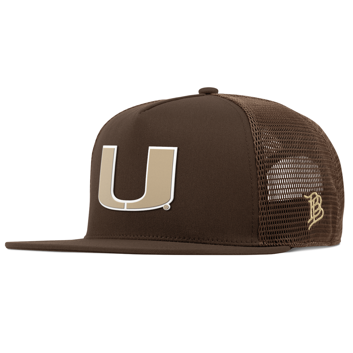 University of Miami "Miami Desert Series" Flat 5 Panel Trucker Brown