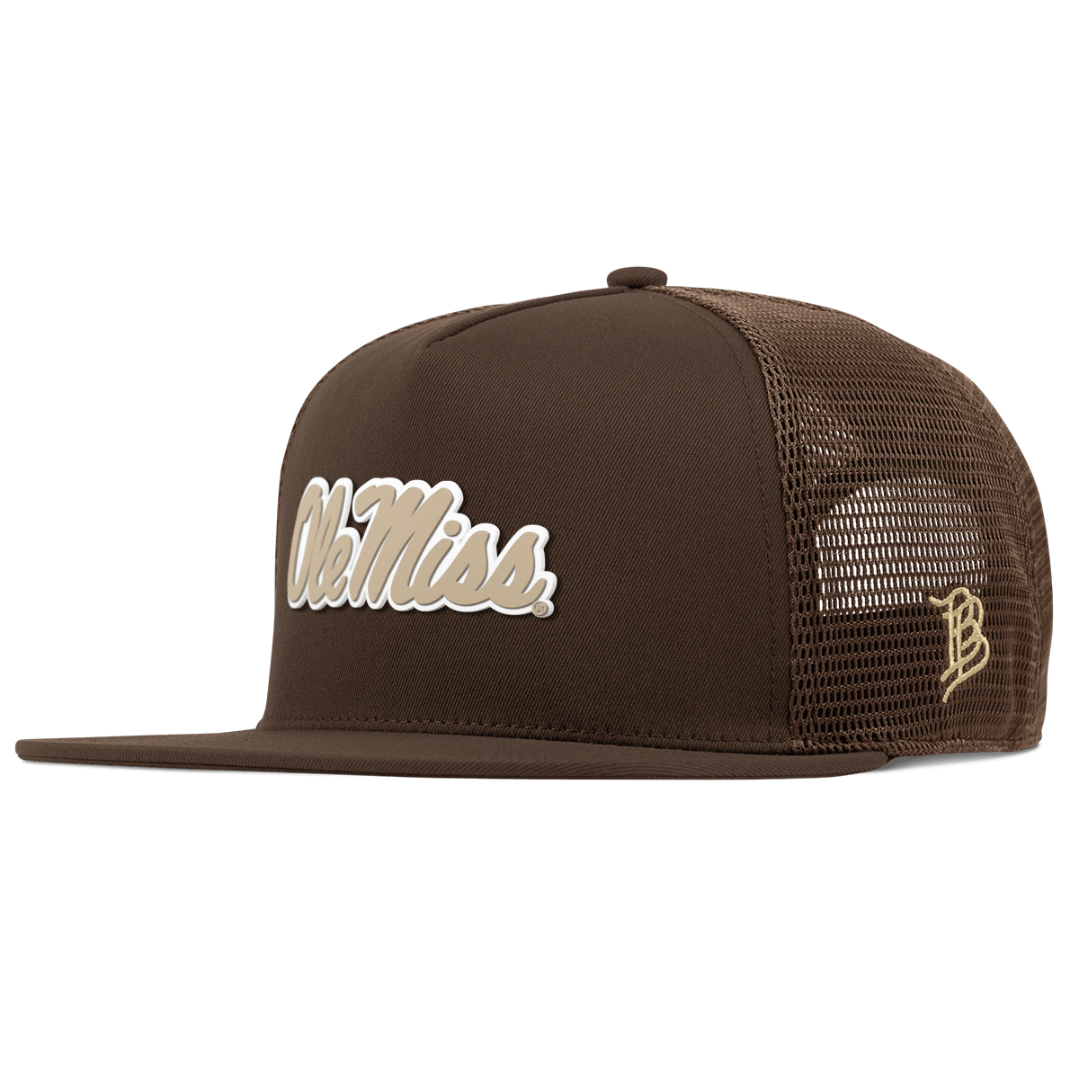 University of Mississippi "Ole Miss Desert Series" Flat 5 Panel Trucker Brown