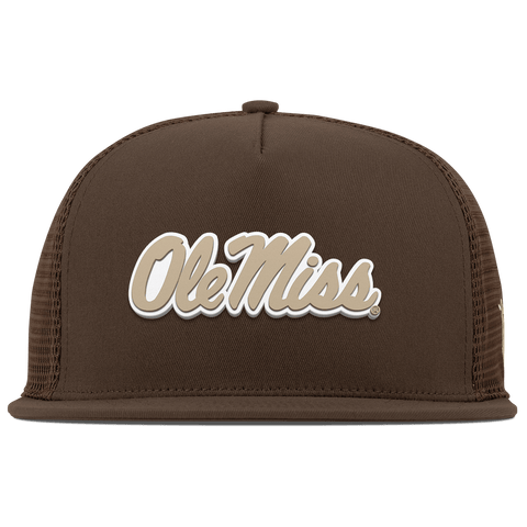 University of Mississippi "Ole Miss Desert Series" Flat 5 Panel Trucker Brown