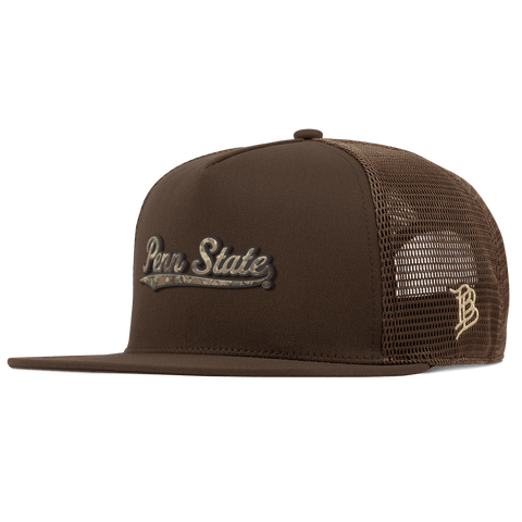 Penn State "Penn State Timber Camo Series" Flat 5 Panel Trucker Brown