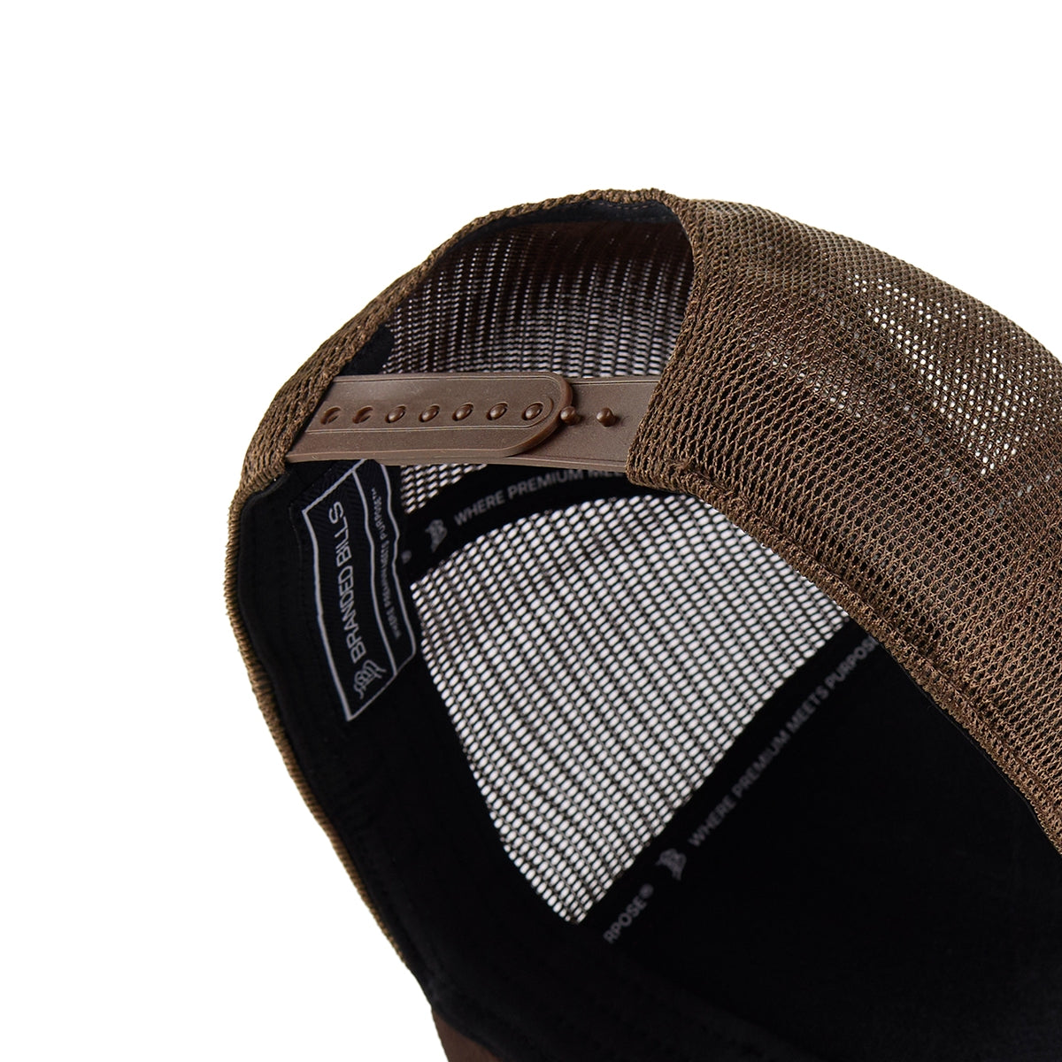 Bare Flat 5 Panel Trucker Brown