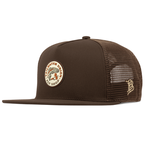 Tailwater Union Flat 5 Panel Trucker Brown