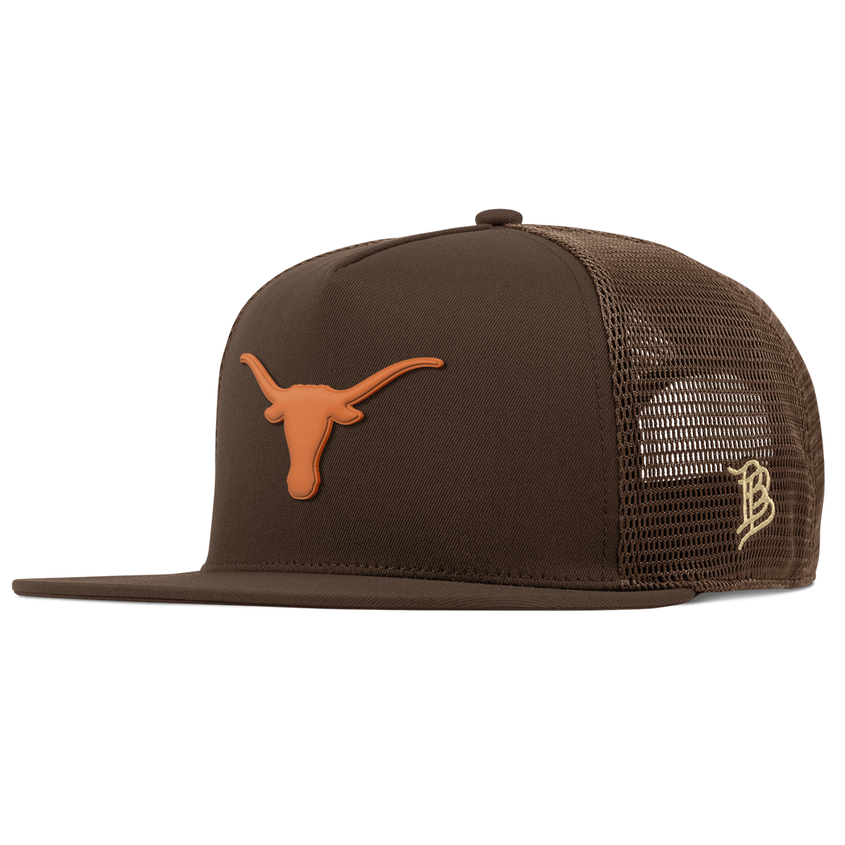 University of Texas "Texas Longhorn" Flat 5 Panel Trucker Brown