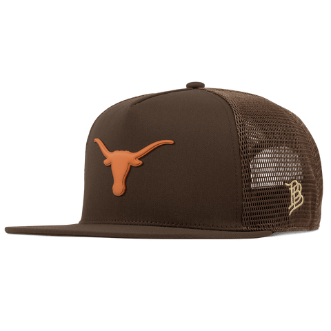 University of Texas "Texas Longhorn" Flat 5 Panel Trucker Brown