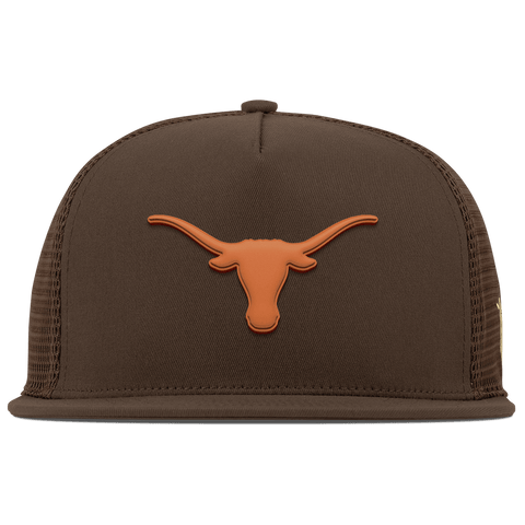 University of Texas "Texas Longhorn" Flat 5 Panel Trucker Brown