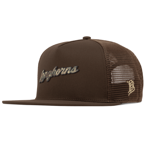 University of Texas "Texas Timber Camo Series" Flat 5 Panel Trucker Brown