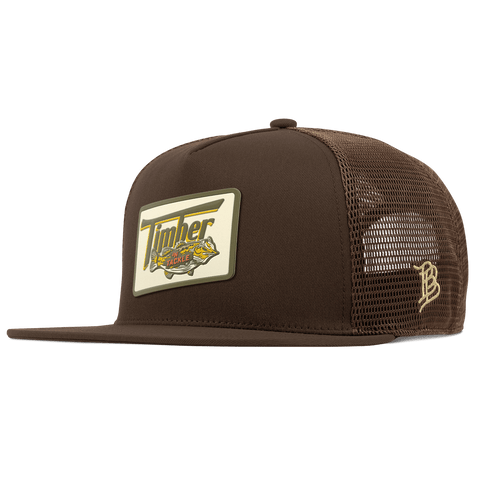 Timber 'N Tackle Flat 5 Panel Trucker Brown