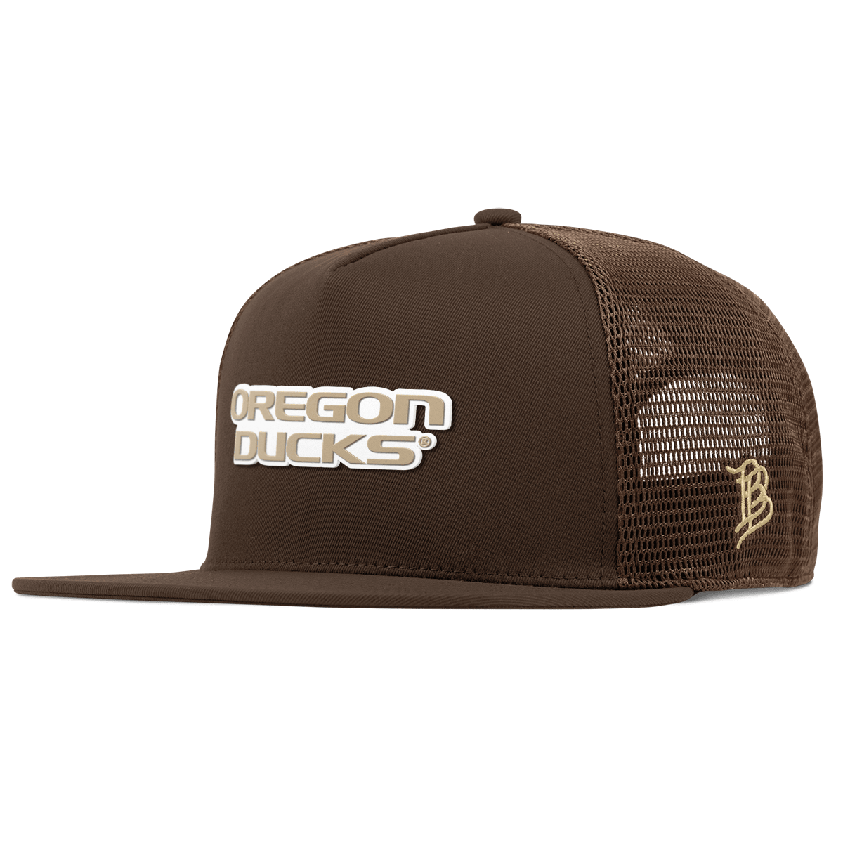 University of Oregon "Oregon Desert Series" Flat 5 Panel Trucker Brown