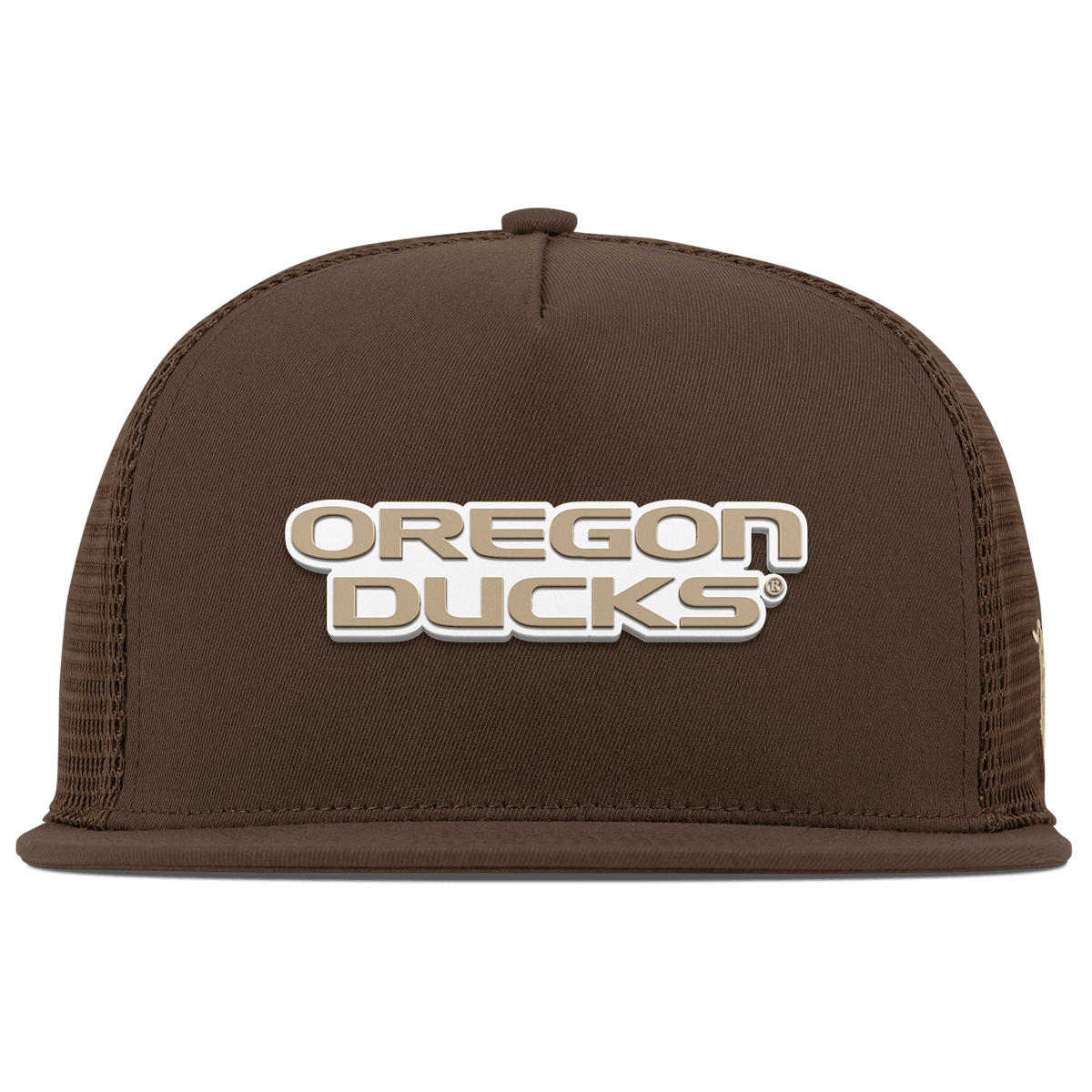 University of Oregon "Oregon Desert Series" Flat 5 Panel Trucker Brown
