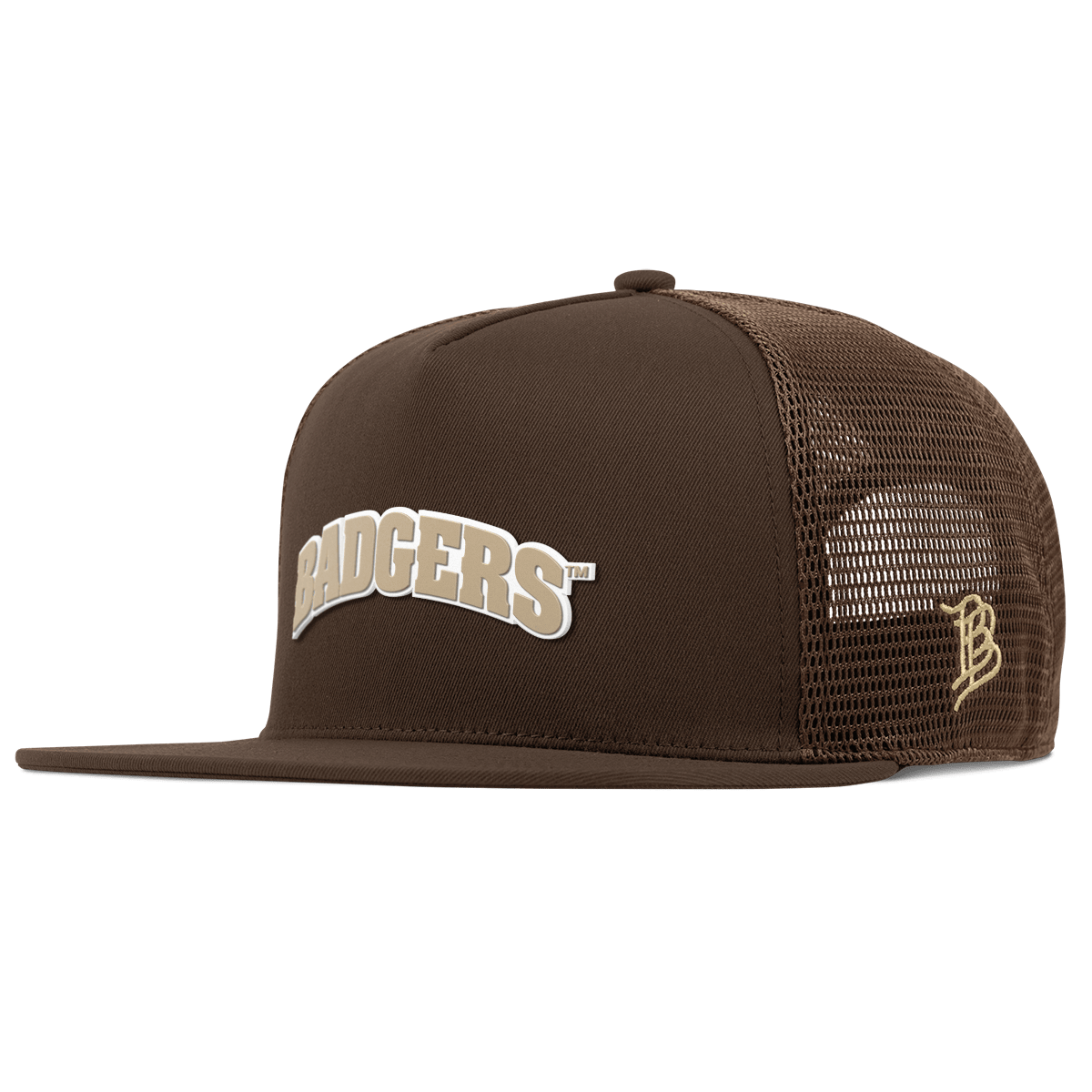 University of Wisconsin "Wisconsin Desert Series" Flat 5 Panel Trucker Brown