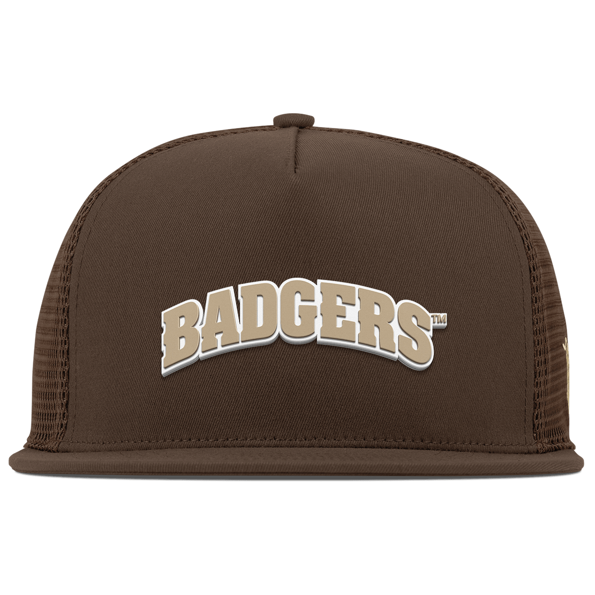 University of Wisconsin "Wisconsin Desert Series" Flat 5 Panel Trucker Brown