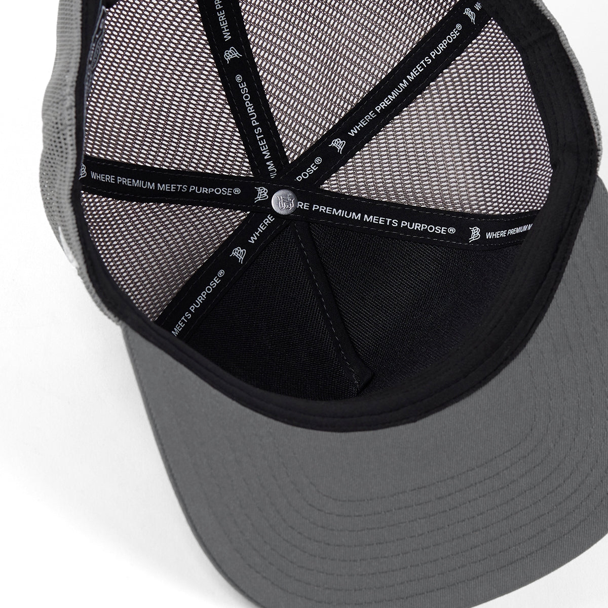 Bare Flat 5 Panel Trucker Iron