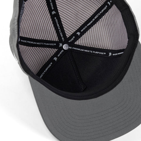 Bare Flat 5 Panel Trucker Iron