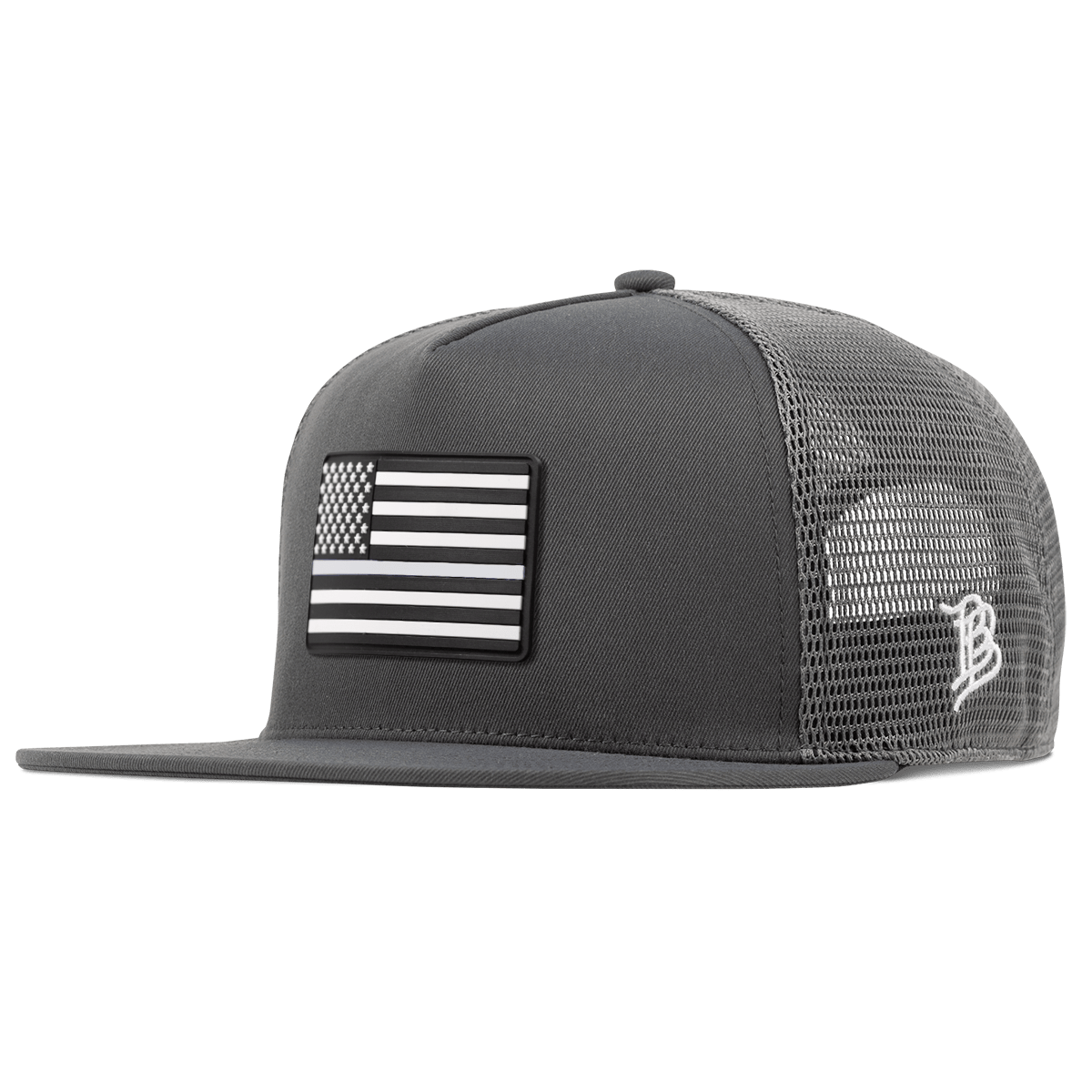 Vintage Old Glory Flat 5 Panel Trucker Iron