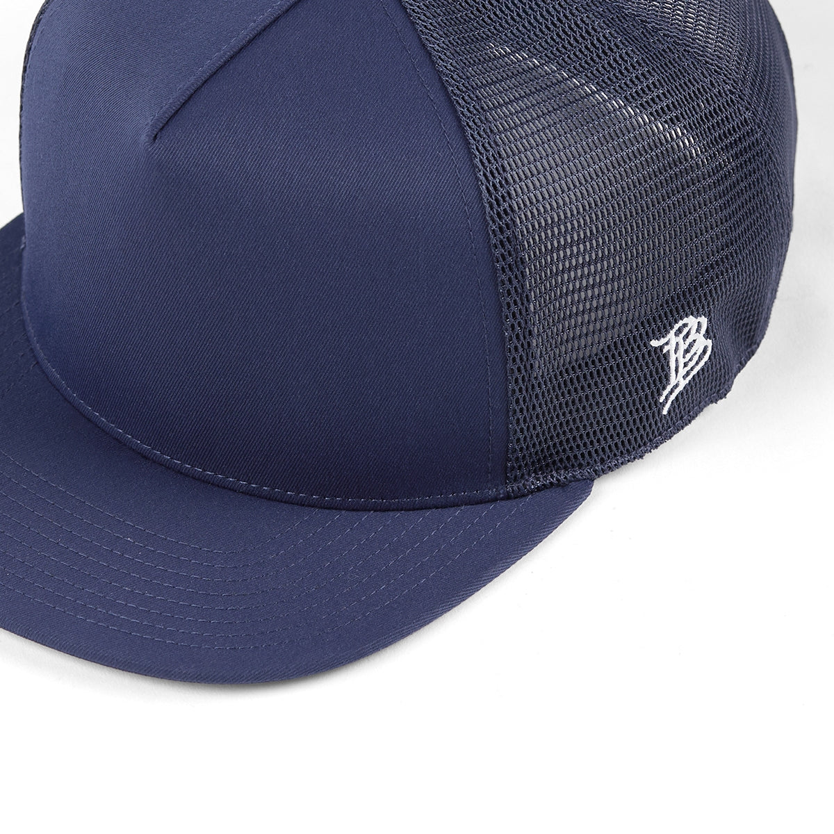 Bare Flat 5 Panel Trucker Navy
