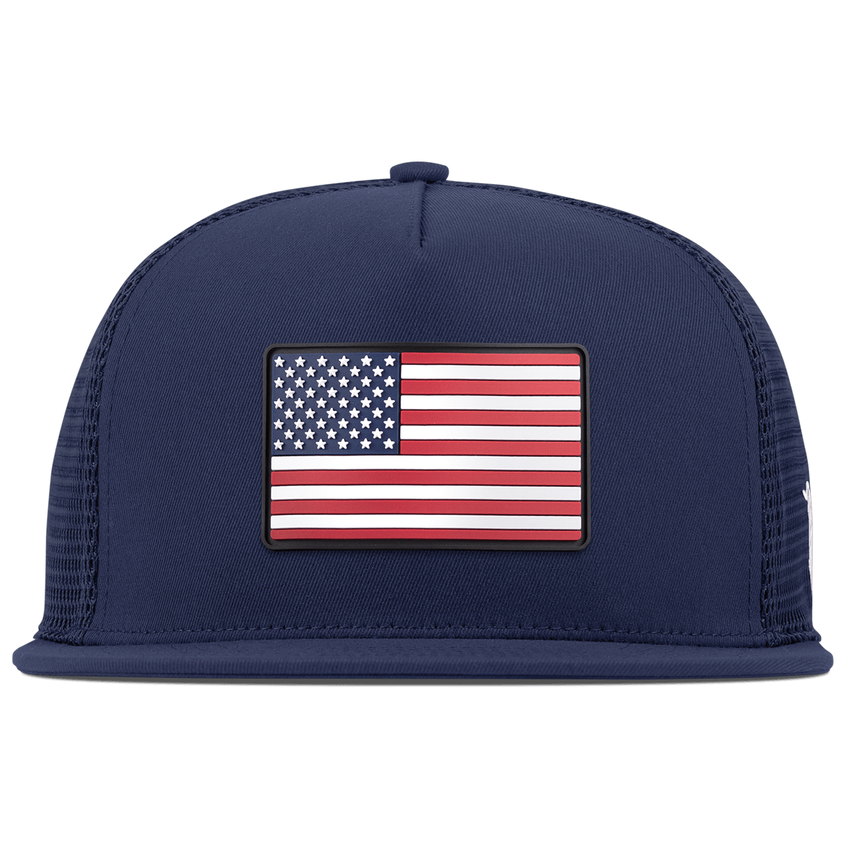 Old Glory Flat 5 Panel Trucker Navy