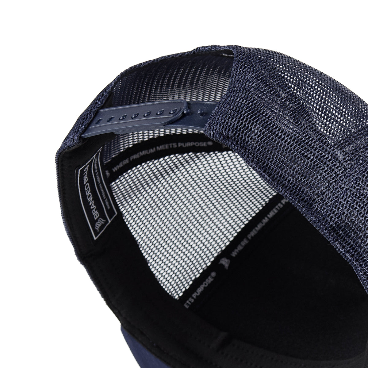 Bare Flat 5 Panel Trucker Navy