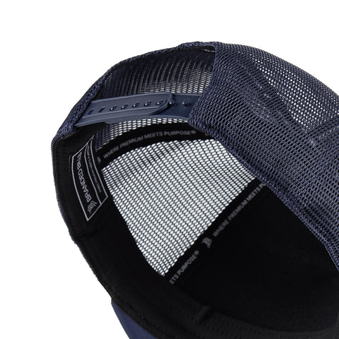Bare Flat 5 Panel Trucker Navy