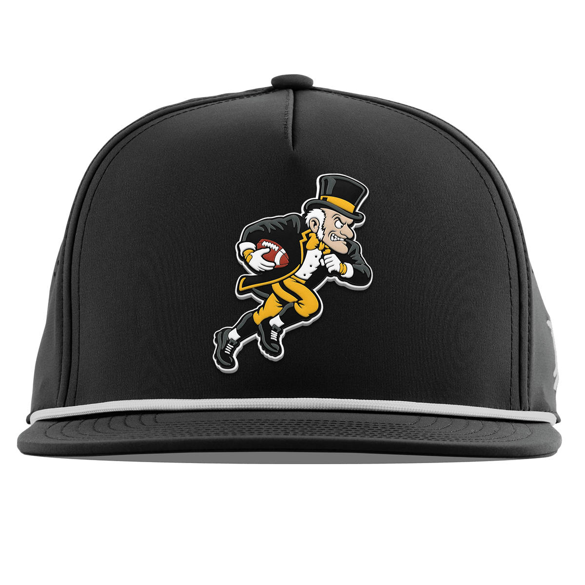 Wake Forest University "Rushing Deacon" Flat 5 Panel Rope Black